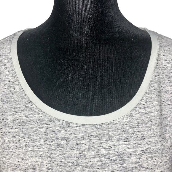H by Halston Gray Donegal Knit Scoop-Neck Top - Size XS - Picture 3 of 12